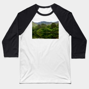 Lough Kylemore reflections Baseball T-Shirt